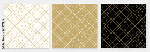 Background pattern seamless geometric abstract gold luxury color vector. 