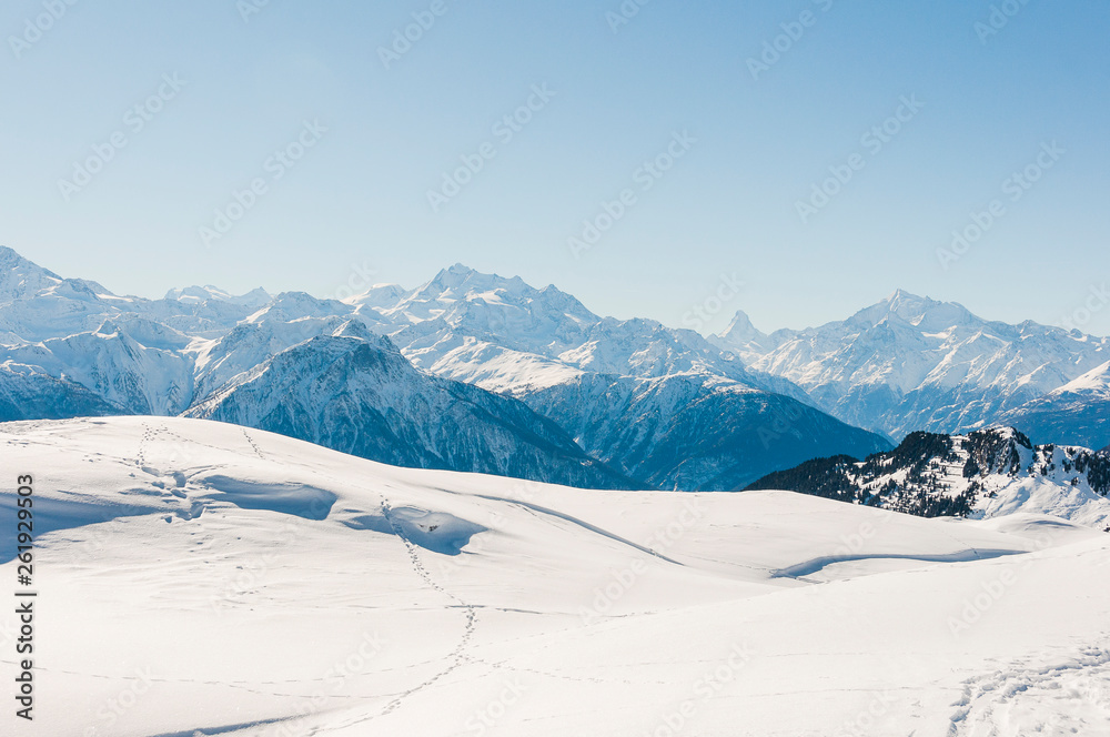 Riederalp, Wallis, Walliser Berge, Alpen, Matterhorn, Winter, Wintersport, Schweiz