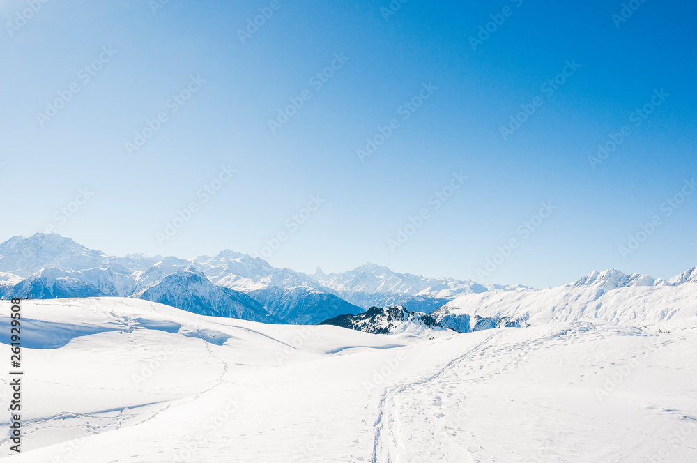 Riederalp, Matterhorn, Wallis, Alpen, Panoramaweg, Walliser Berge, Winter, Wintersport, Schweiz