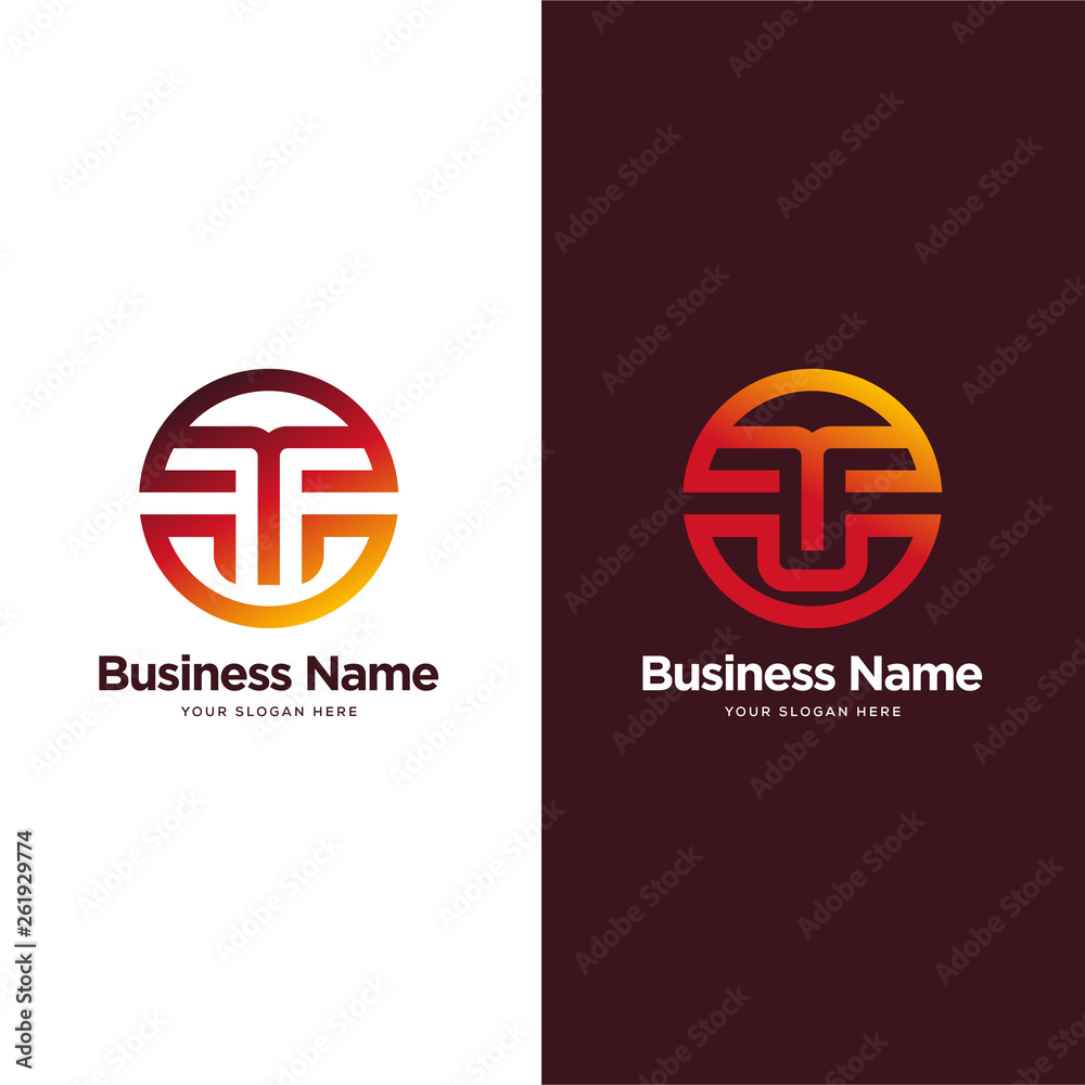 F logo designs with circle minimalist line creative F logo designs with circle minimalist line creative
