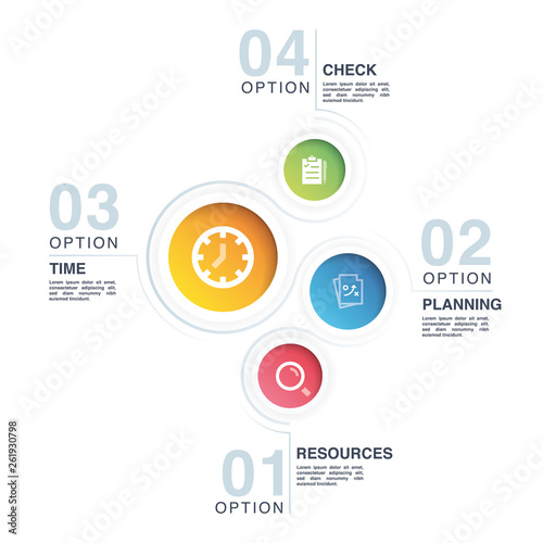 OPERATIONS MANAGEMENT INFOGRAPHIC CONCEPT