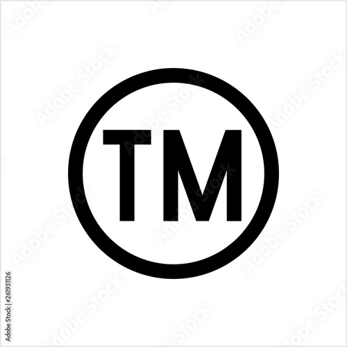 TM Trademark Symbol Icon, Tm Symbol, Unregistered Trademark Symbol Icon