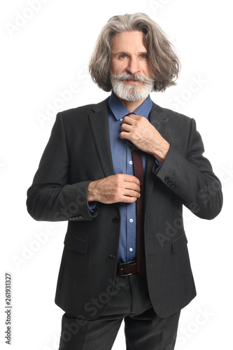 Handsome mature businessman...