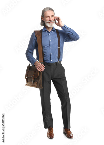 Handsome mature businessman...