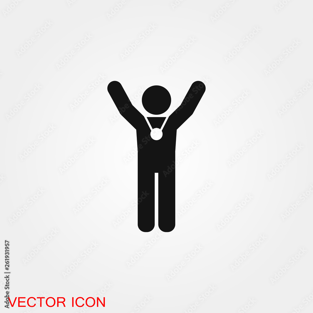 Victory icon vector sign symbol for design Victory icon vector sign symbol for design