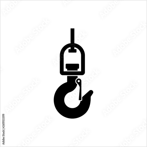 Crane Hook Icon, Tow Hook