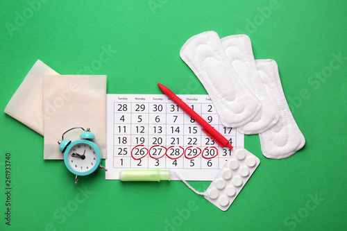 Menstrual calendar with fem...