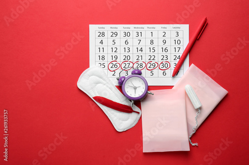Menstrual calendar with fem...
