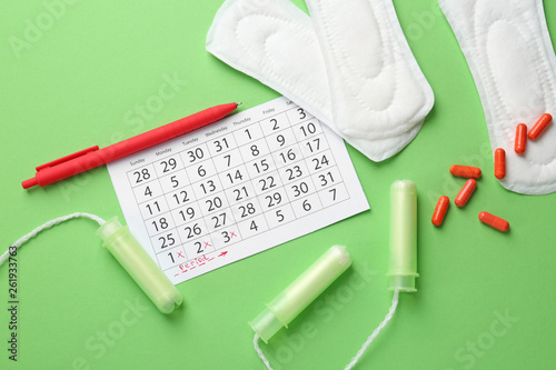 Menstrual calendar with fem...