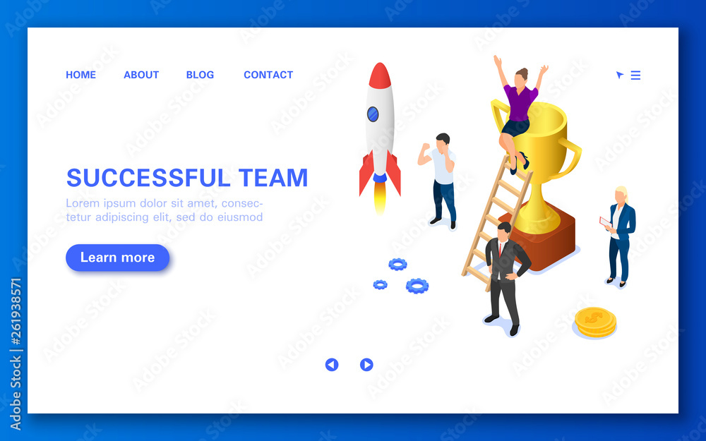 Concept successful team. A group of people launching a startup. Concept successful team. A group of people launching a startup.