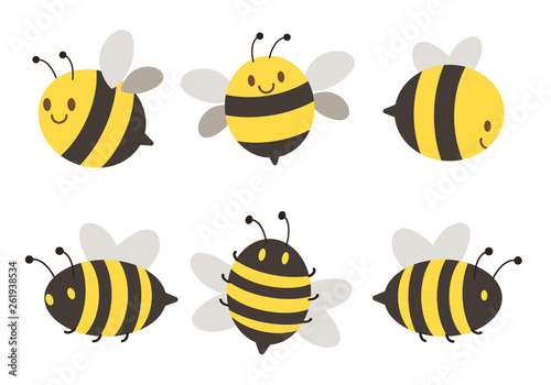 character bee set