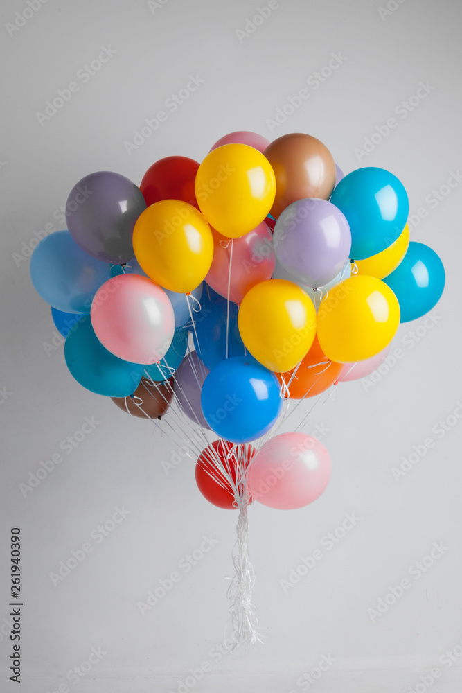Many colorful balloons Many colorful balloons