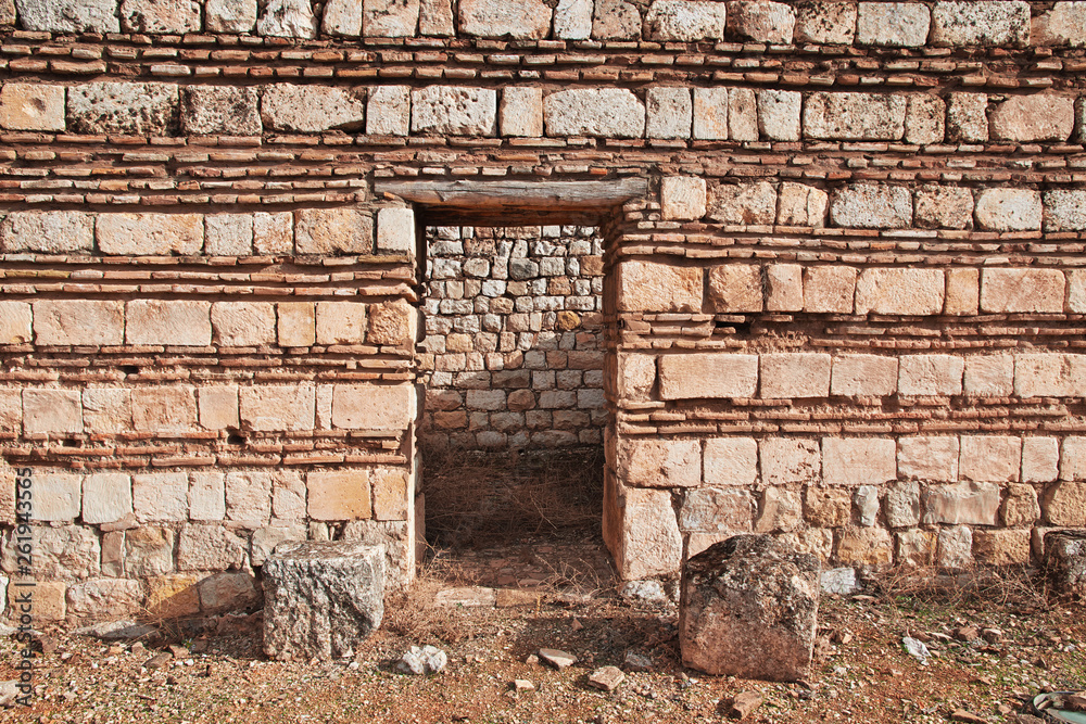 Fototapeta premium Anjar, Lebanon, Roman Ruins, Bekaa Valley