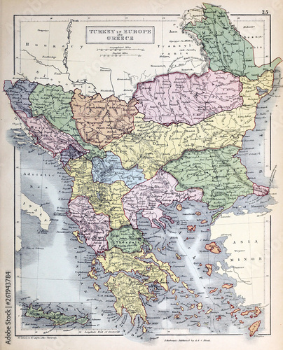 Old map photo