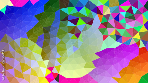 LowPoly Hintergrund, Dreiecke, Polygone, farbenfroh, abstrakte Oberfläche, moderner Hintergrund, Vektorgrafik-Illustration für Ihr Projekt