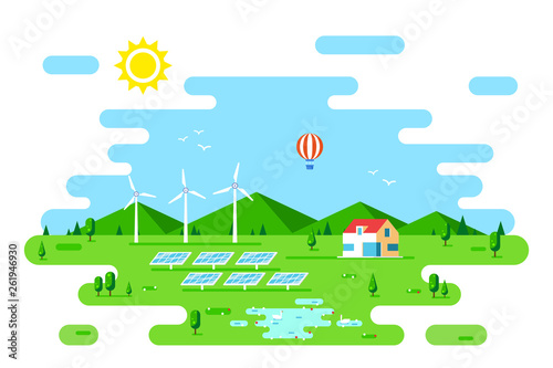 Green energy house concept