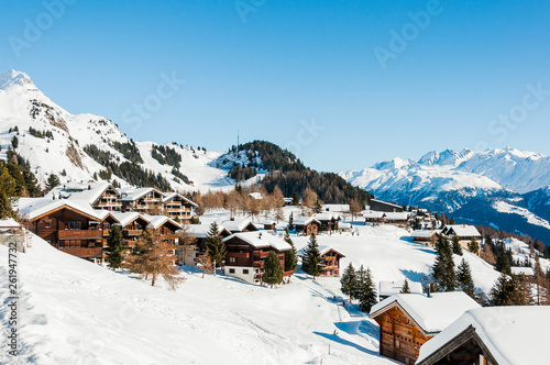 Riederalp, Dorf, Wallis, Alpen, Walliser Häuser, Holzhäuser, Winter, Wintersport, Schweiz