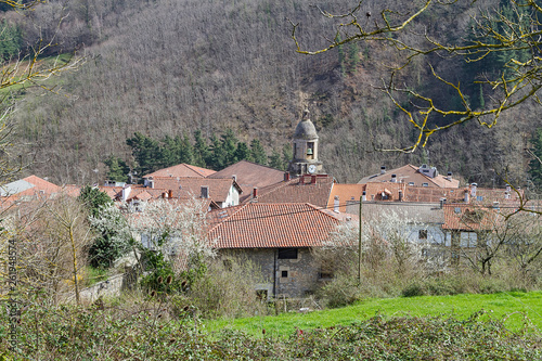 Leintz Gatzaga, Salinas de Leniz town in GIpuzkoa, Spain photo