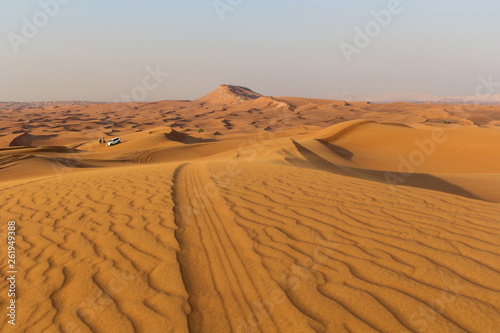 Huge dunes of the desert. Fine place for photographers and travelers.