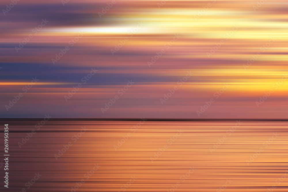 Beautiful colorful motion sunset background