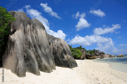 Insel La Digue, Anse Source d Argent, Seychellen, Afrika photo