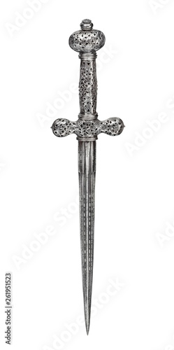 Fotografia old antique metal dagger