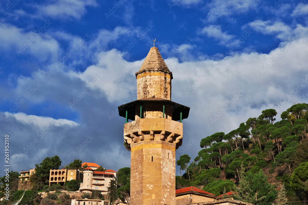 Fototapeta premium Deir al Qamar village, Lebanon