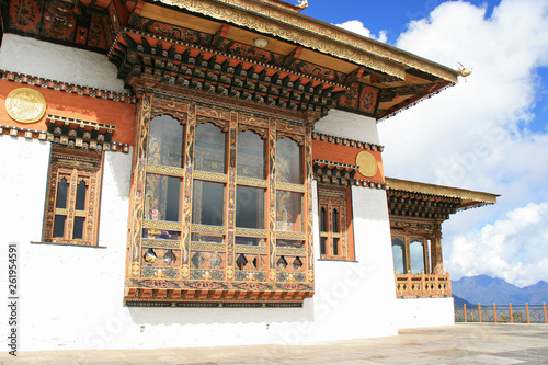 Buddhist temple (Druk Wangyal Lhakhang) in Bhutan photo