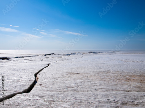 Crushed ice on the Gulf of Finland. Saint-Petersburg region. Russia. © Кирилл Блинов