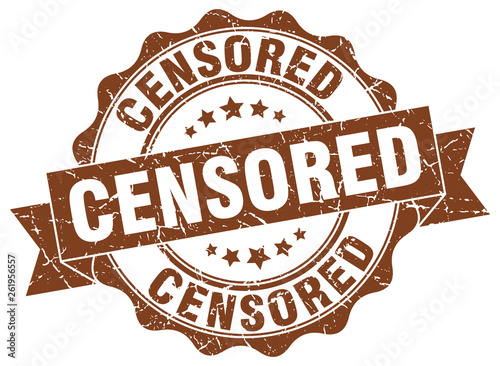 censored stamp. sign. seal