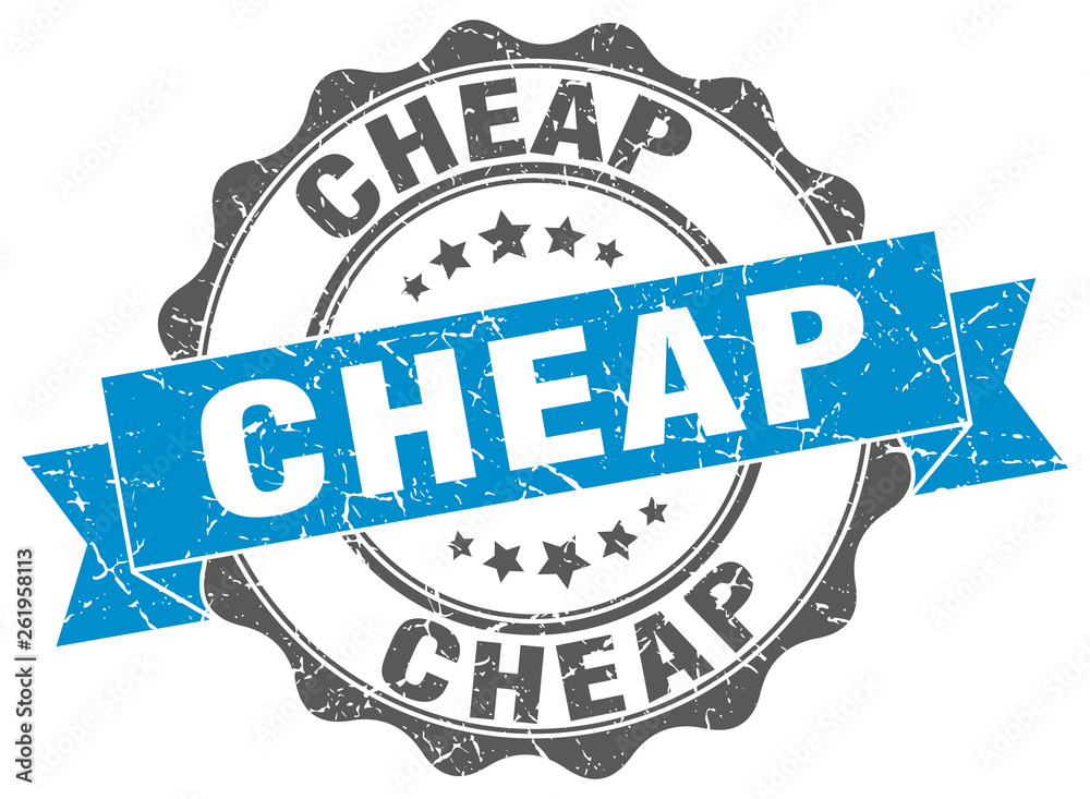 Fototapeta premium cheap stamp. sign. seal