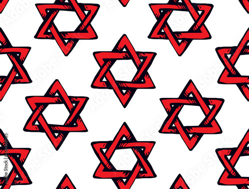 Jewish holiday symbol. Vector drawing