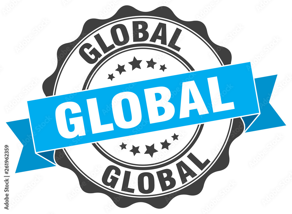 Obraz premium global stamp. sign. seal