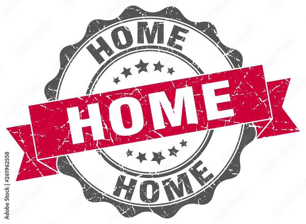 Obraz premium home stamp. sign. seal