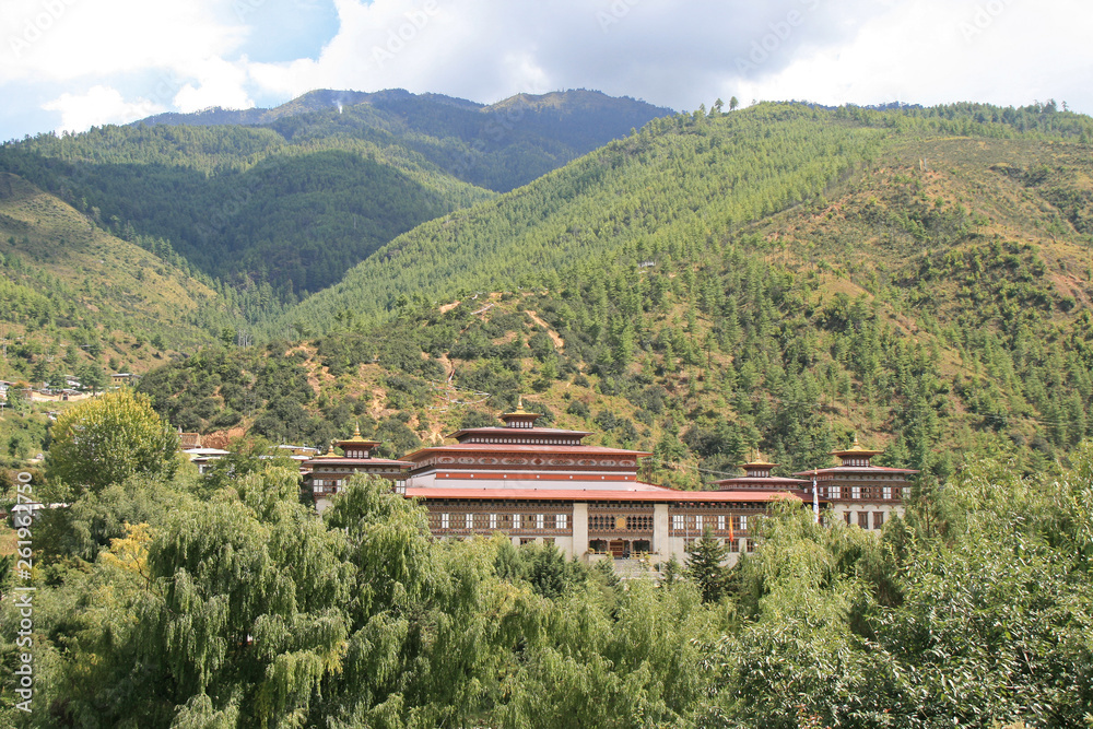 Dechencholing Palace in Thimphu (Bhutan)