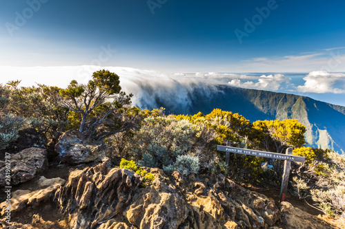Mountain Reunion island, morne langevin photo
