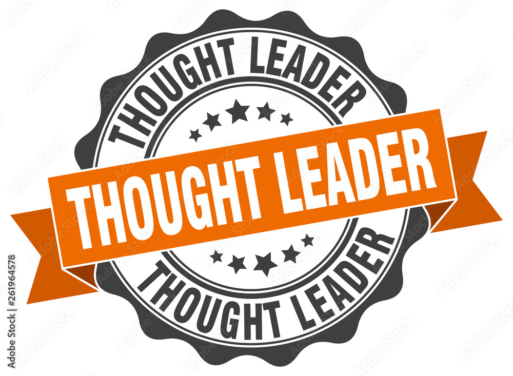 Obraz premium thought leader stamp. sign. seal