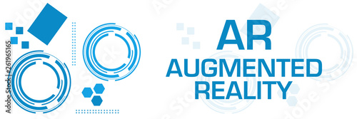 AR - Augmented Reality Blue Technology Square Horizontal 