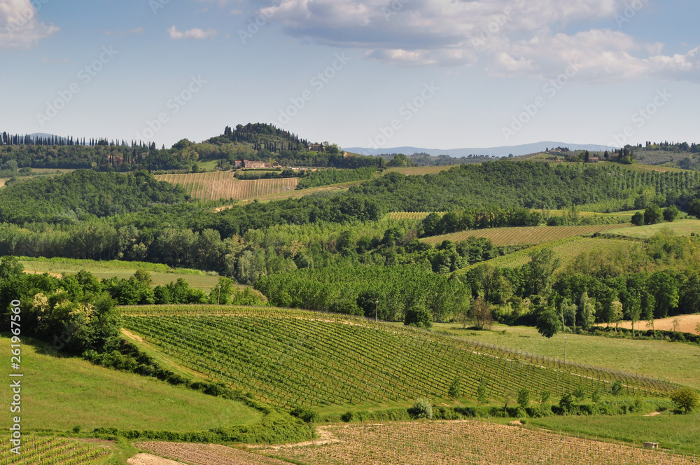 Picturesque landscape of Tuscany Picturesque landscape of Tuscany