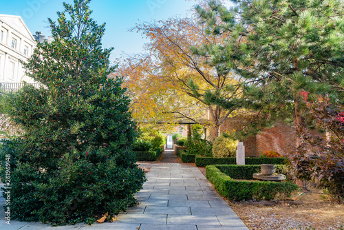 Photography Morning view of cityscape in the town