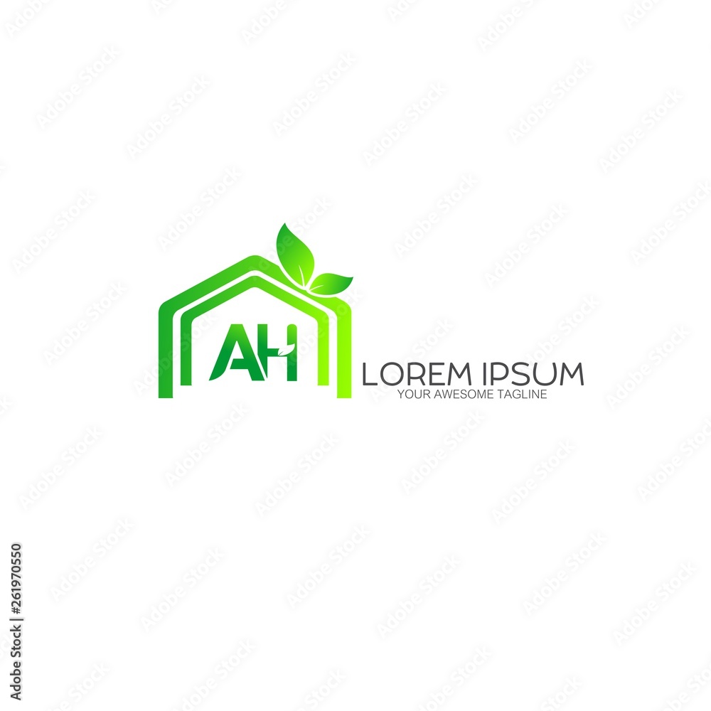 Letter eco green Logo Hexagon Design template Letter eco green Logo Hexagon Design template