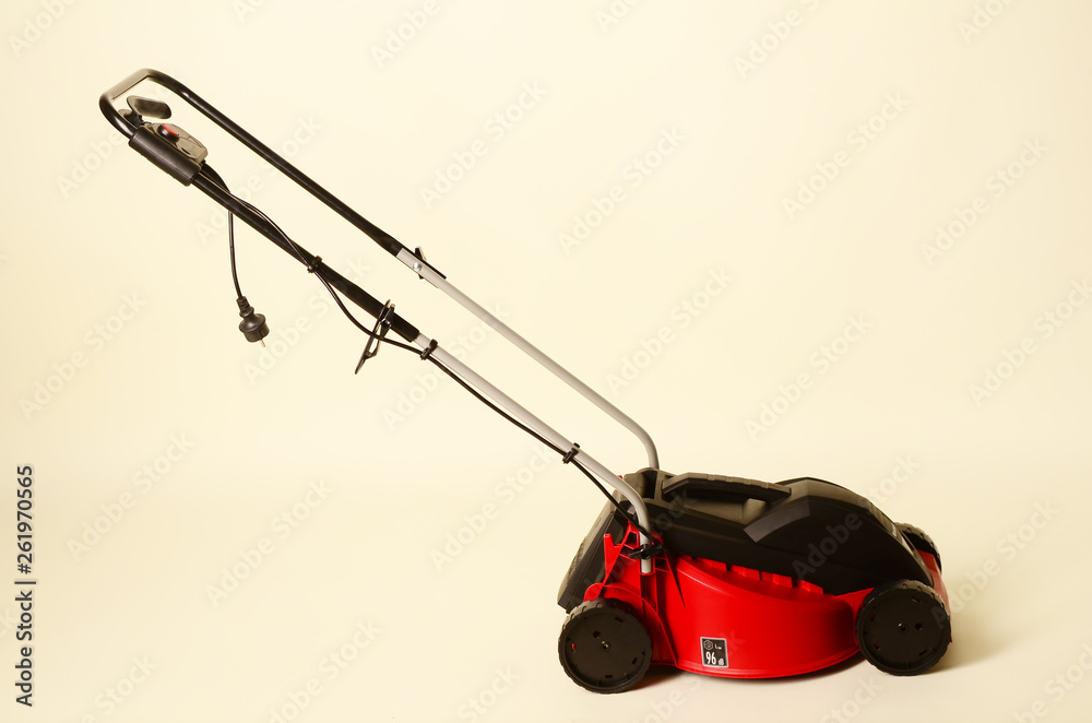 Fototapeta premium Lawn mower assembly parts