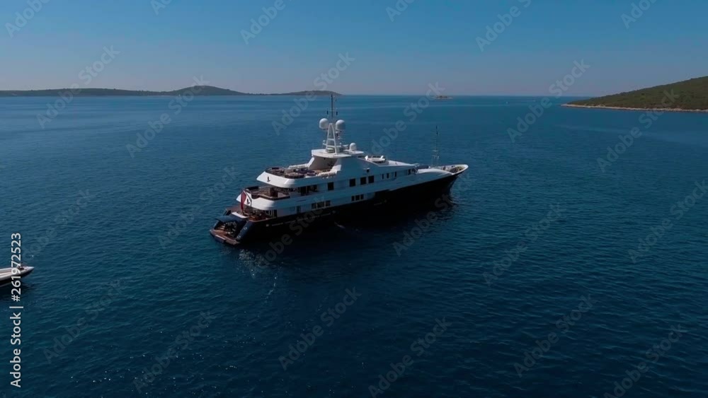 Aerial view of the Croatian shore. Aerial view of the Croatian shore.