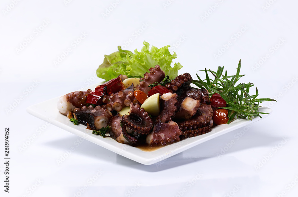 Octopus Seafood Krake Fisch  kochen