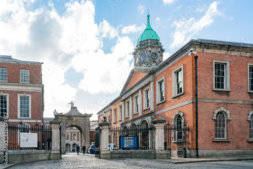 Gate of the historical Dublin Castle