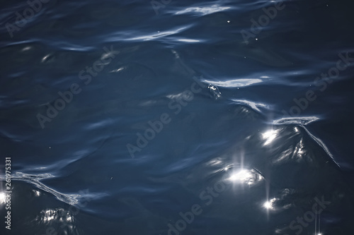 sea water abstract background waves / blue background, nature wet ocean water with ripples