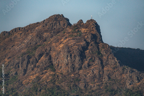 View of the mountain in Girnar  Jundagadh  Gujarat  India