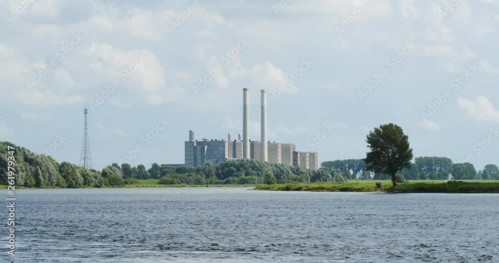 power plant cooling towers towers steam lake river power plant cooling towers towers steam lake river