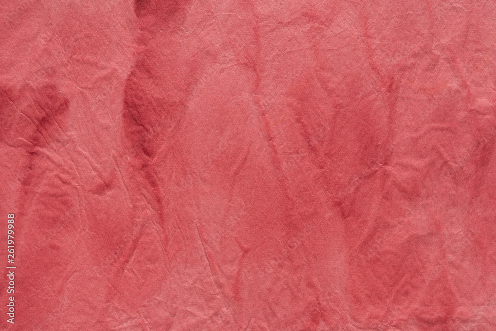 Fototapeta premium red watercolor pastel painted on paper background texture