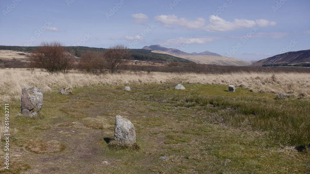 Isle of Arran Schottland, Machrie Standing Stones